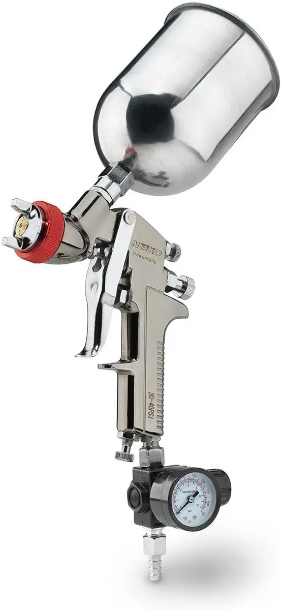 NEIKO 31216A Air Spray Paint Gun, HVLP with Gravity Feed, 2.0 MM Nozzle, 600 CC Capacity, Spray Gun Paint Sprayer for Walls, Automotive, Home Improvement - main product image