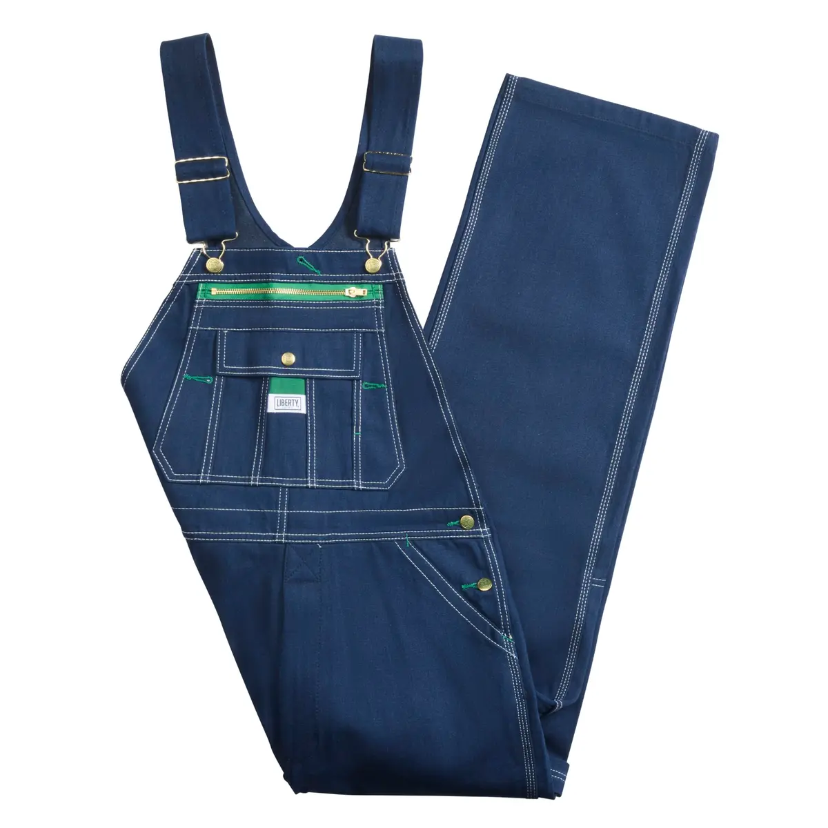 Liberty Rigid Denim Bib Overall 46W x 29L | Durable 100% Cotton Workwear - view 7