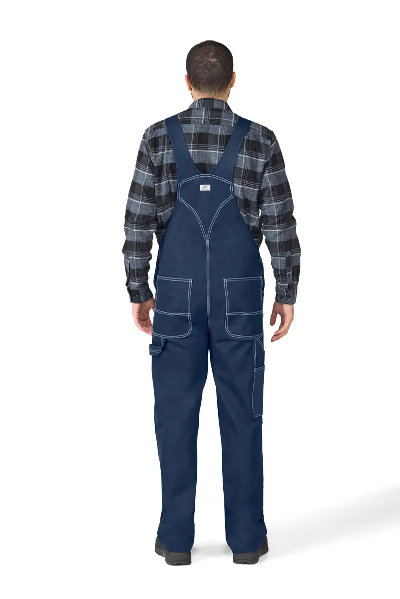 Liberty Rigid Denim Bib Overall 46W x 29L | Durable 100% Cotton Workwear - view 2
