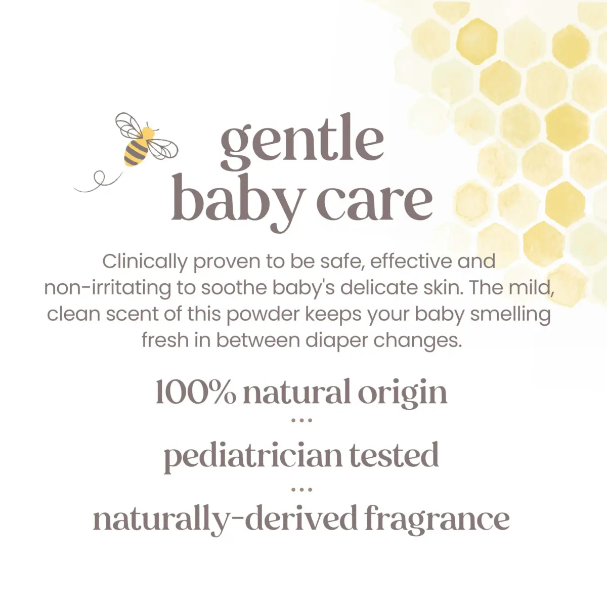 Burt's Bees Baby Dusting Powder, Talc-Free, 7.5 oz (212 g) | 100% Natural Origin Cornstarch Formula - view 6