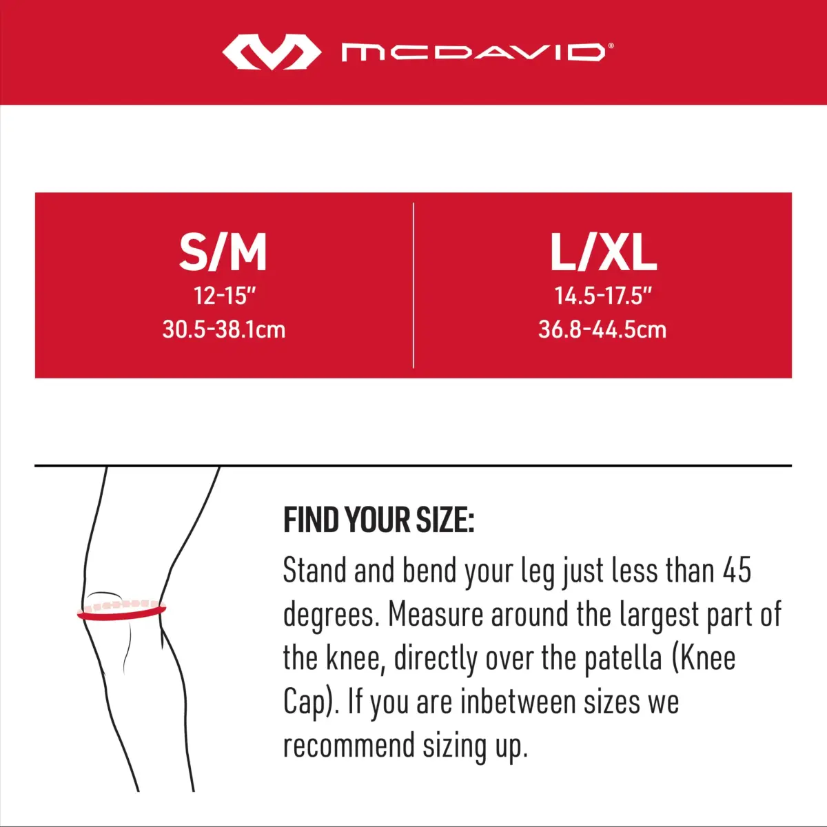 McDavid Adjustable Knee Support Wrap with Therapeutic Heat Retention & Compression, Black, Small-Medium | FDA Approved Orthopedic Brace - view 2