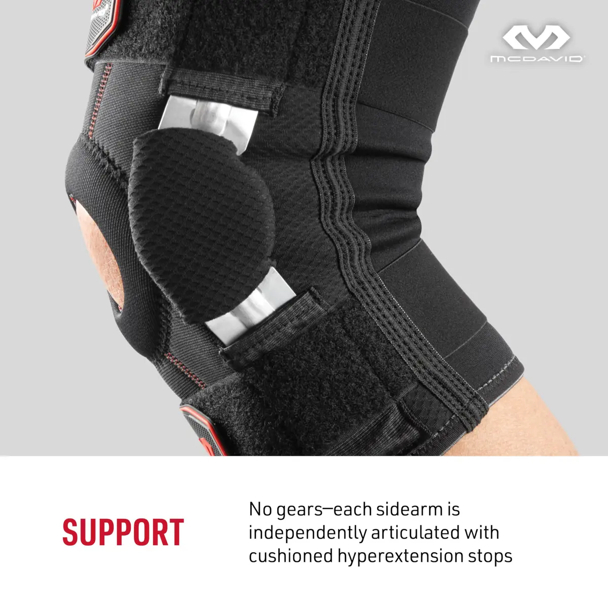 McDavid Hinged Knee Brace for Men & Women | Maximum Support & Compression for Stability & Recovery - view 4