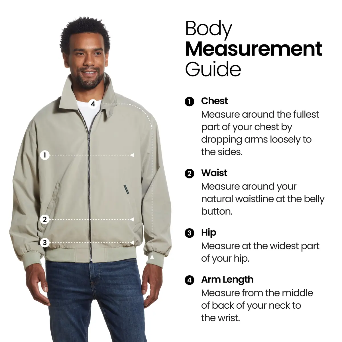 Weatherproof Men's Golf Jacket Water-Resistant Lightweight Windbreaker | All-Weather Golf Outerwear (70-120 chars) - view 6