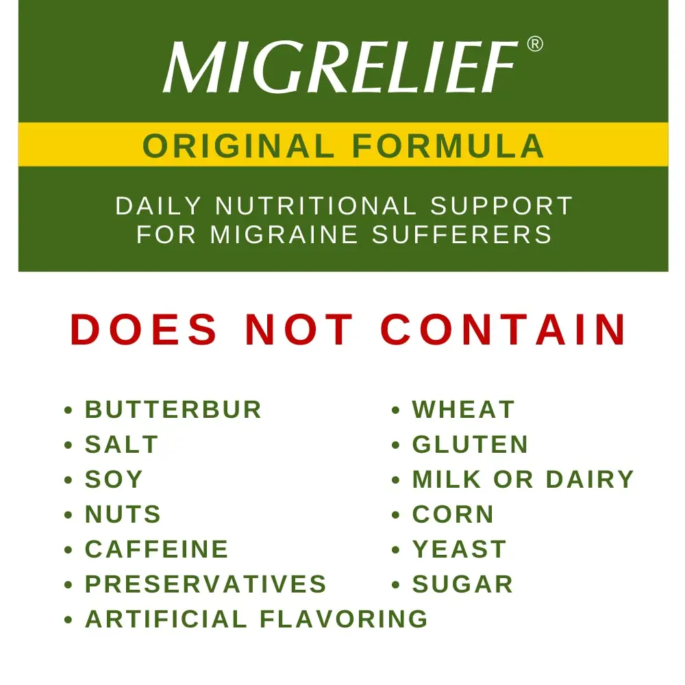 MigreLief Original Triple Therapy with Puracol 60 Caplets | Nutritional Support for Migraine Relief - view 5
