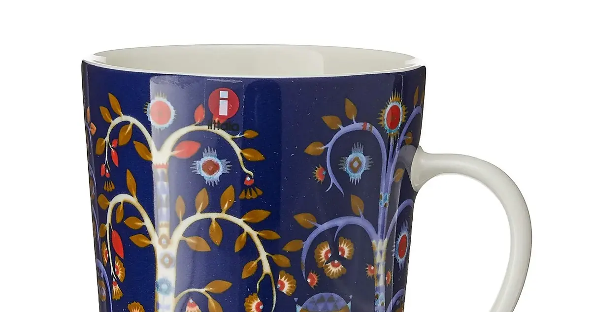 Iittala Taika Mug, Blue, 13-Ounce | Finnish Designer Klaus Haapaniemi - view 2