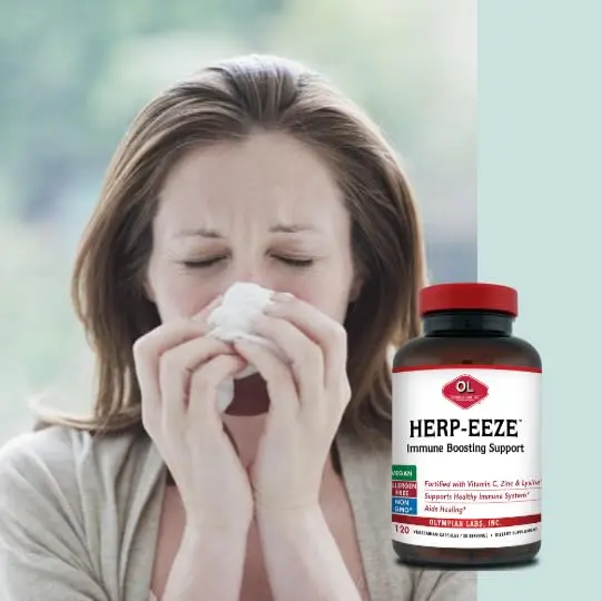 Olympian Labs Herp-eeze Next Generation Immune Support Capsules 120 Count (120 Count) - view 2