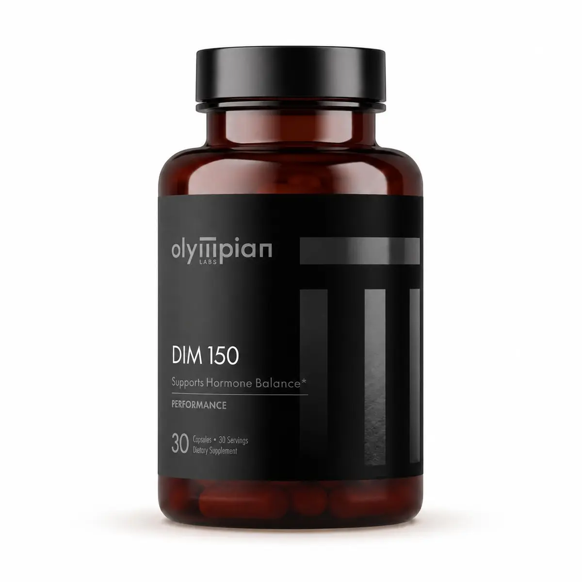 Olympian Labs DIM 150mg - Diindolylmethane Supplement Capsules for Hormone Balance, Clear Skin, PCOS Support, 30 Capsules - main product image