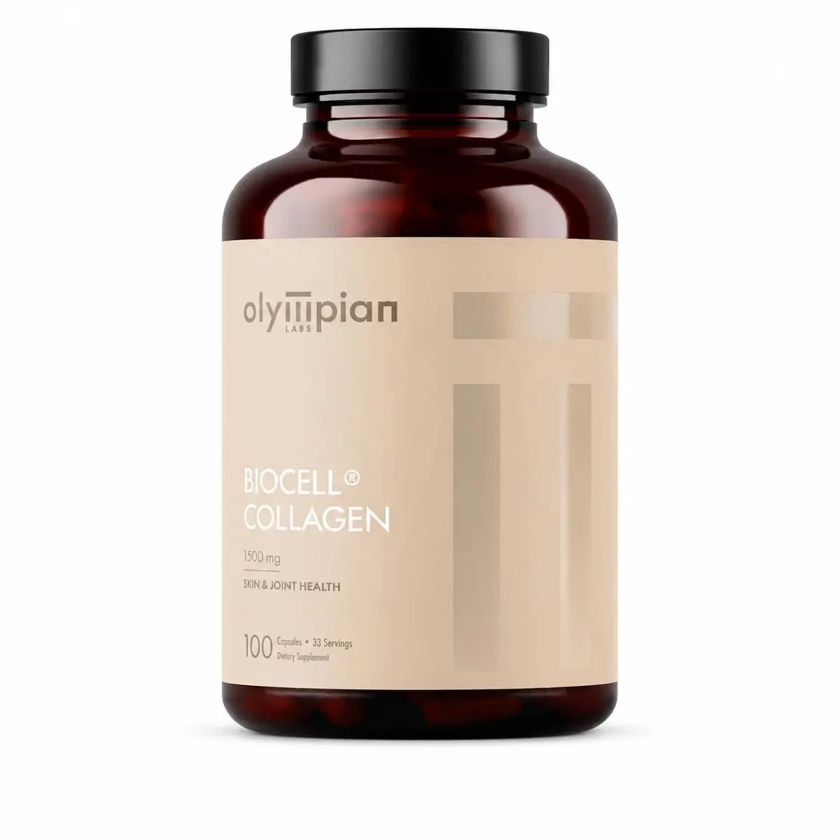 Olympian Labs Biocell Collagen II 1500mg Capsules | Supports Skin & Joints, 100 Capsules - main product image