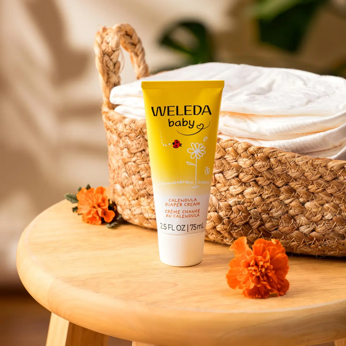 Weleda Baby Calendula Diaper Cream 2.8 oz (83 ml) | Plant-Rich Protection for Sensitive Skin - view 6