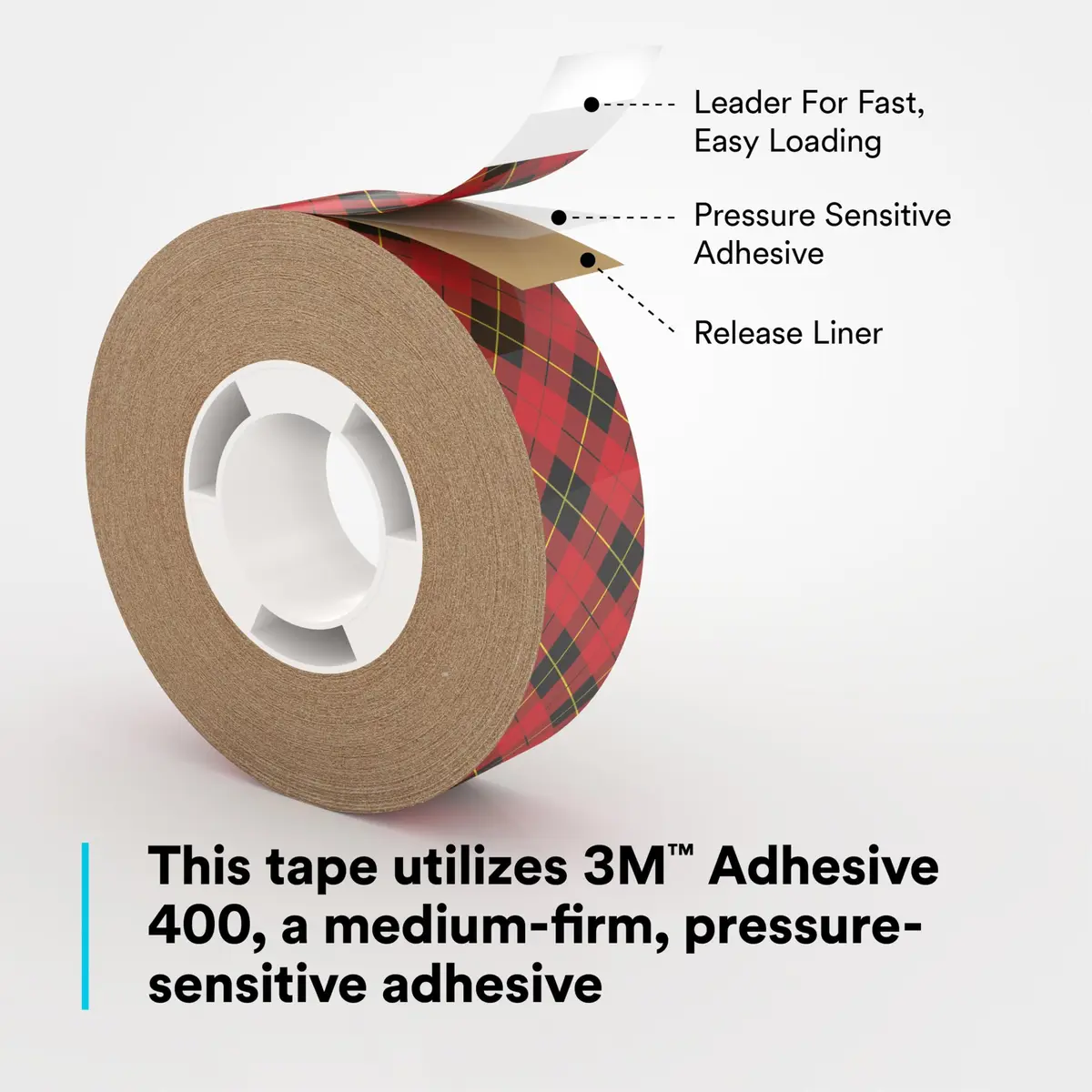 3M Scotch ATG Adhesive Transfer Tape 924 Clear 19mm x 32.9m (0.75 in x 36 yd) | Permanent Bond for Paper, Plastic, Fabric - view 4