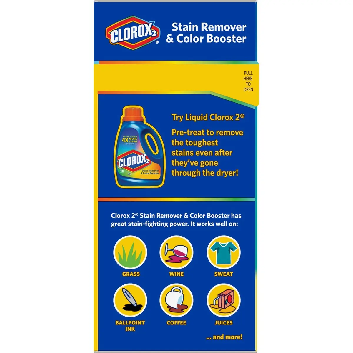 Clorox Laundry Stain Remover and Color Booster Powder 49.2 Oz | Brightens & Removes Tough Stains - view 3