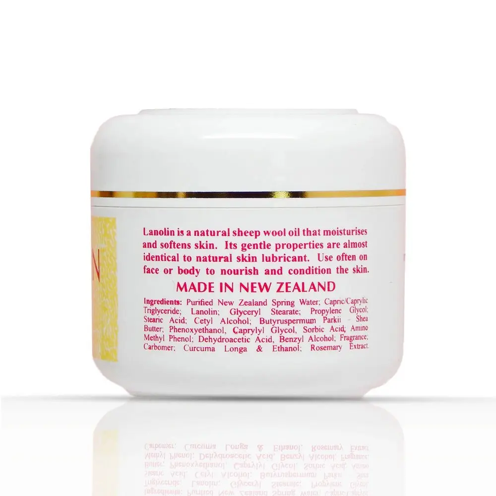 Beauty Spa Pure and Simple New Zealand Lanolin Cream 100g | Moisturizes & Protects Sensitive Skin - view 2