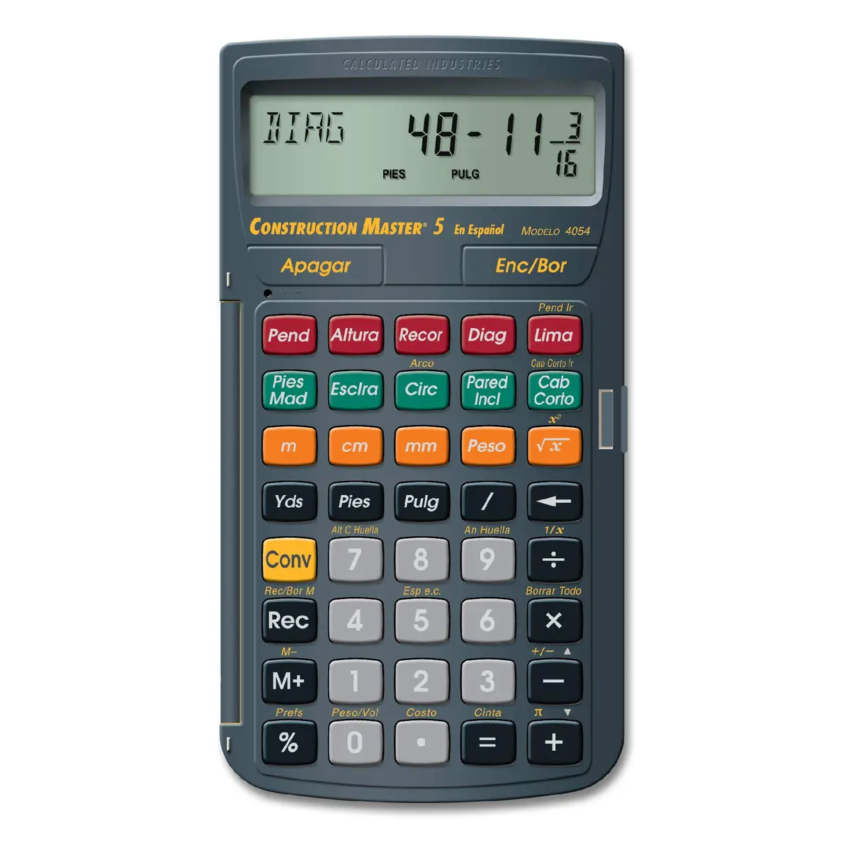 Calculated Industries Construction Master 5 en Espanol | Spanish Construction Calculator - main product image