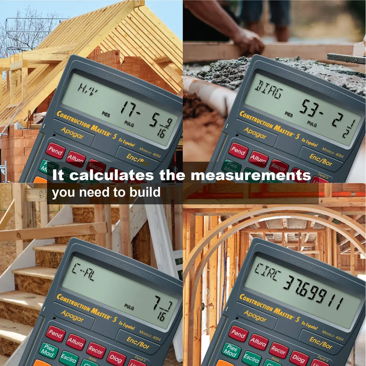 Calculated Industries Construction Master 5 en Espanol | Spanish Construction Calculator - view 7