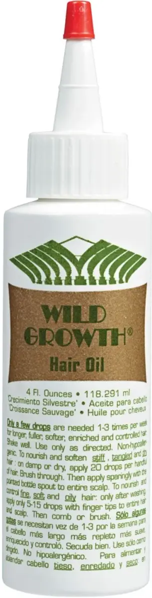 Wild Growth Hair Oil 118ml (4 Fl Oz) | Natural Formula for All Hair Types - main product image