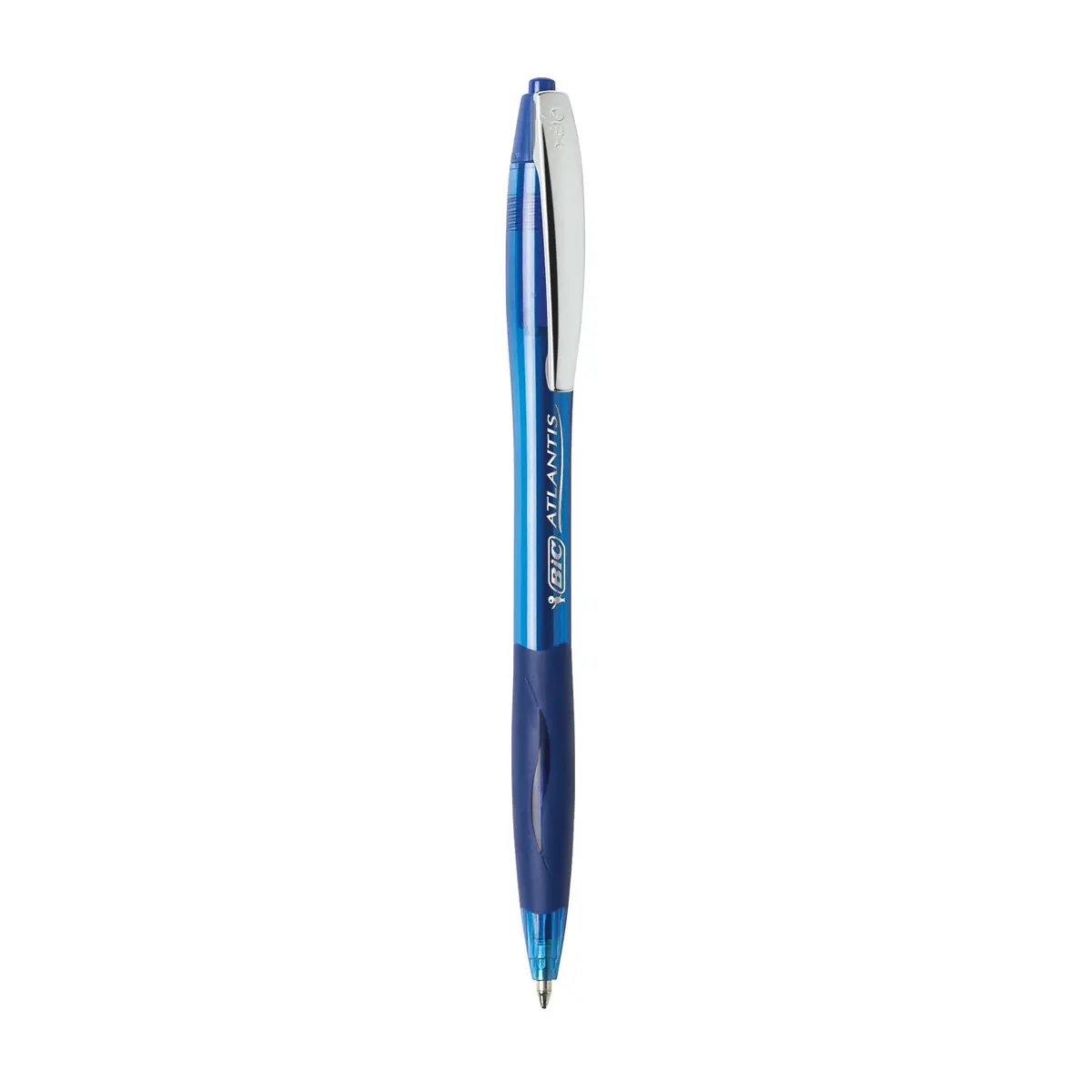 BIC Glide Blue Retractable Ballpoint Pens, Medium Point, 1.0mm, 2-Count | Smooth Ink Flow - view 3