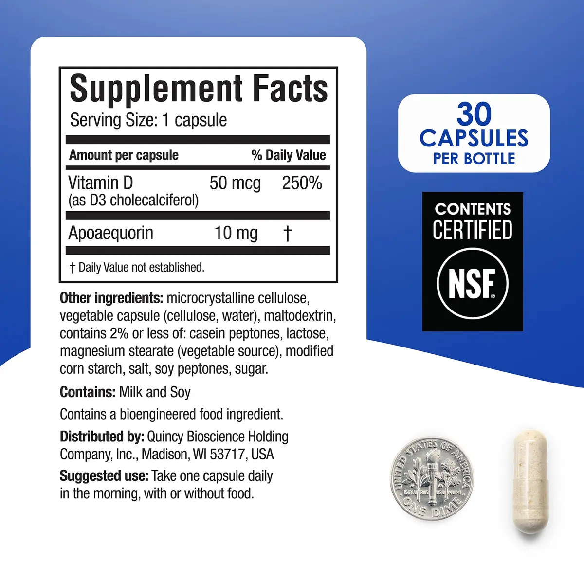 Prevagen Regular Strength with 7-Day Pill Minder, 30 Capsules | Supports Brain Health - view 3