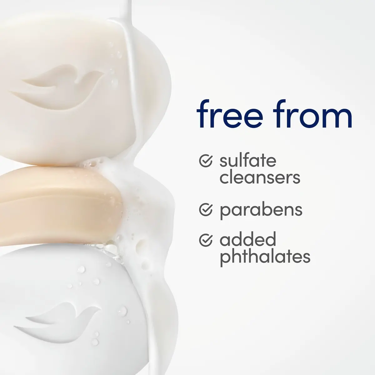 Dove Sensitive Skin Beauty Bar Soap 204g (7.5 Oz) | Hypoallergenic & Fragrance-Free Cleanser - view 5