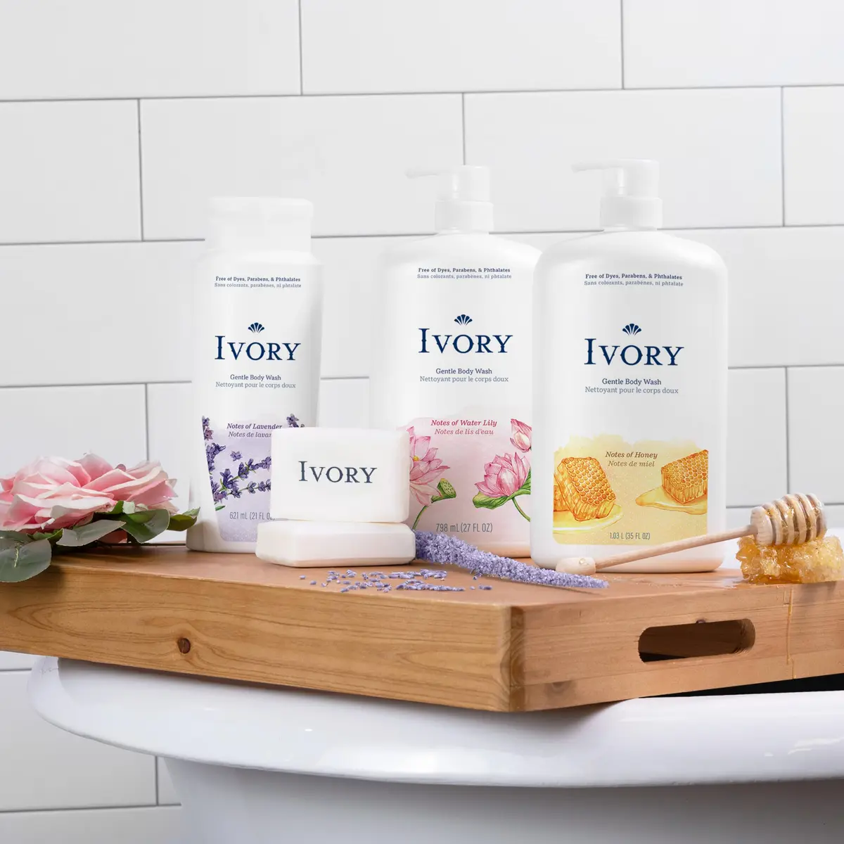 Ivory Gentle Bar Soap Original Scent 95g (3.17 oz) | Dermatologist Tested & 99.44% Pure - view 6