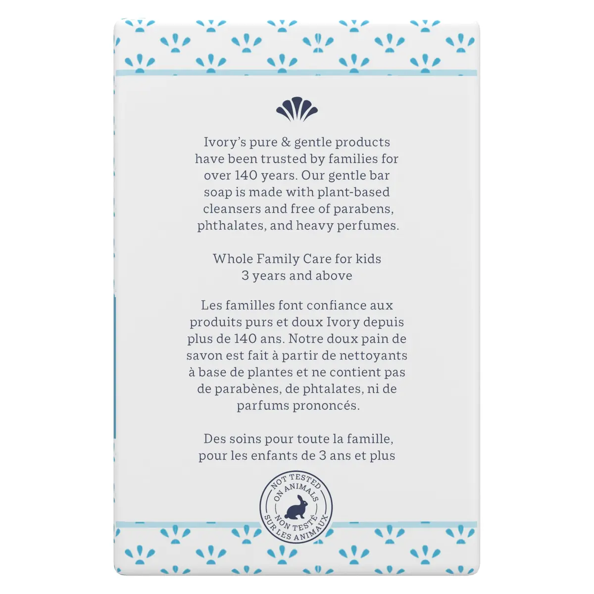 Ivory Gentle Bar Soap Original Scent 95g (3.17 oz) | Dermatologist Tested & 99.44% Pure - view 7
