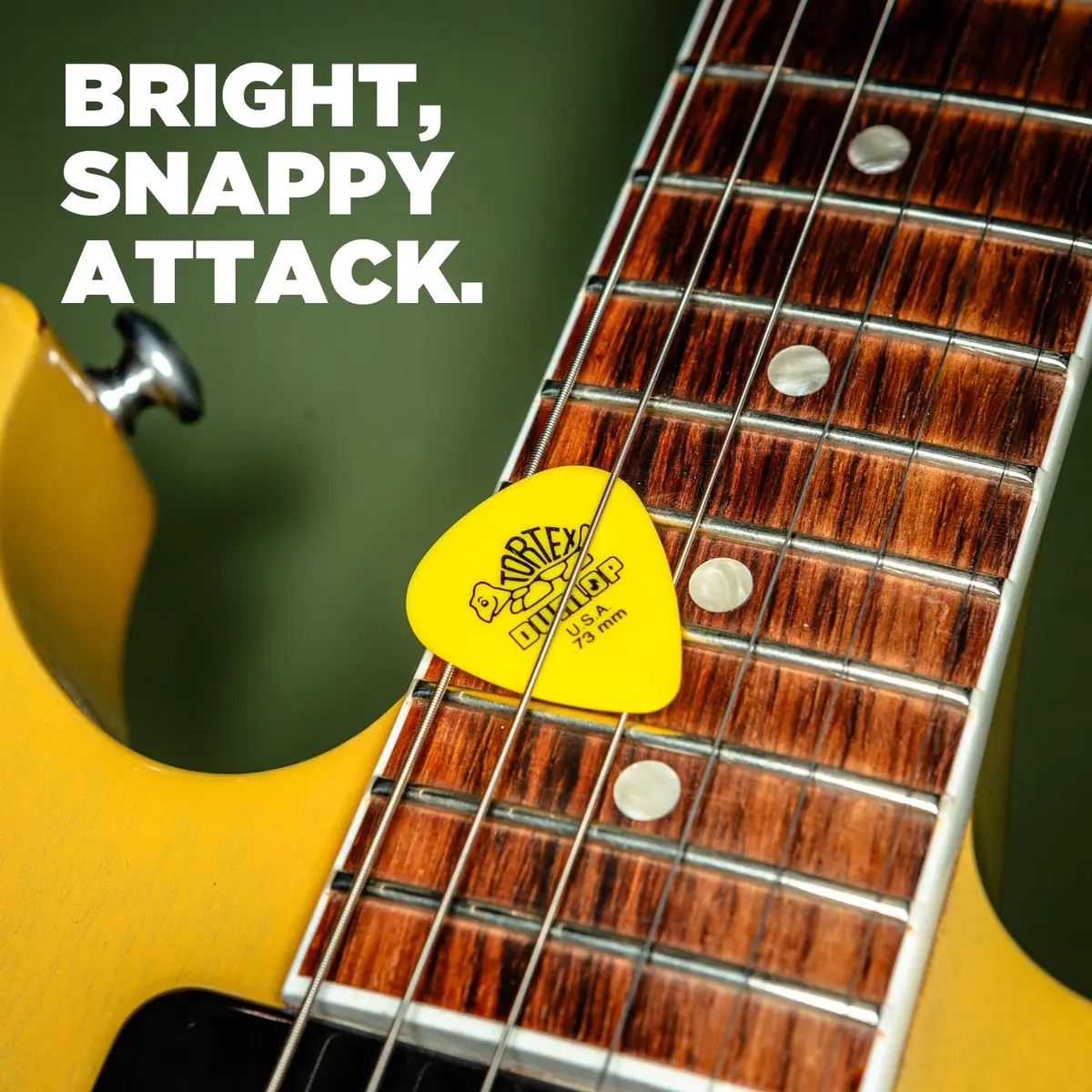 Jim Dunlop Tortex Standard Pick 1.0MM | Bright, Snappy Attack & Durable (70-120 chars) - view 3