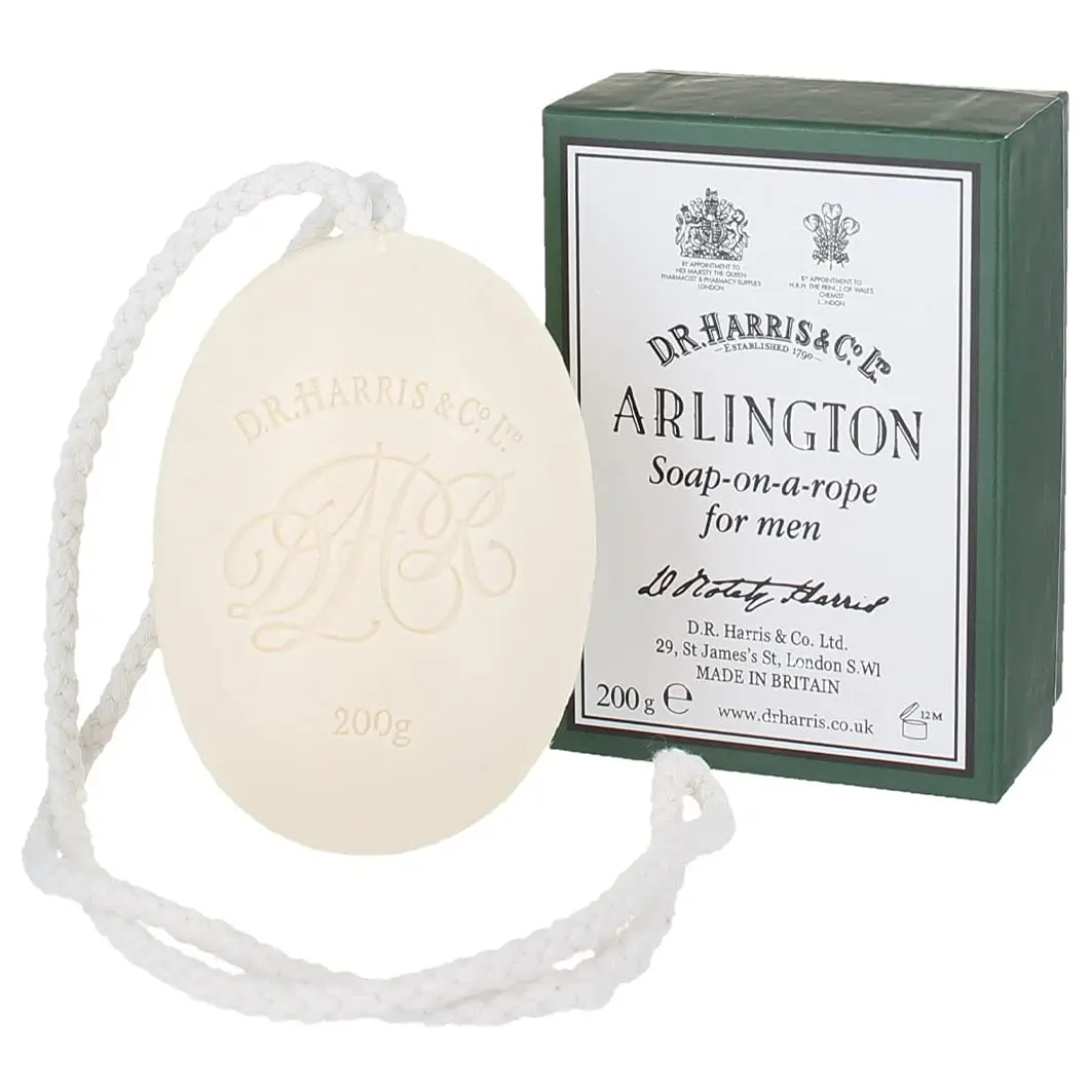 D.R. Harris Arlington Soap-on-a-Rope 200g | Skin-Friendly, Long-Lasting, Refreshing Citrus Scent - main product image
