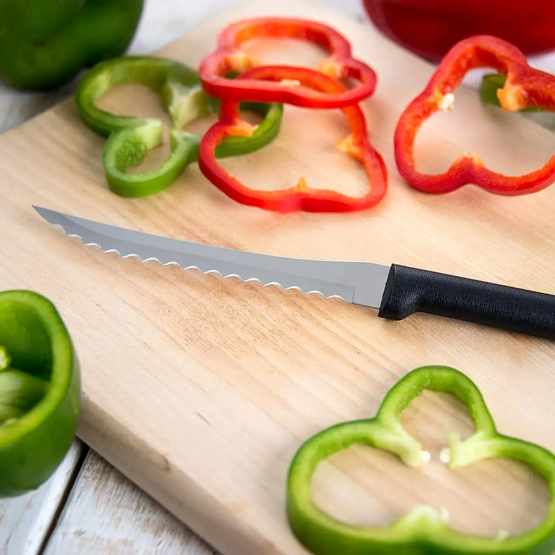 RADA Tomato Slicer Knife 5" Serrated Blade | Durable High-Carbon Stainless Steel (70-120 chars) - view 5