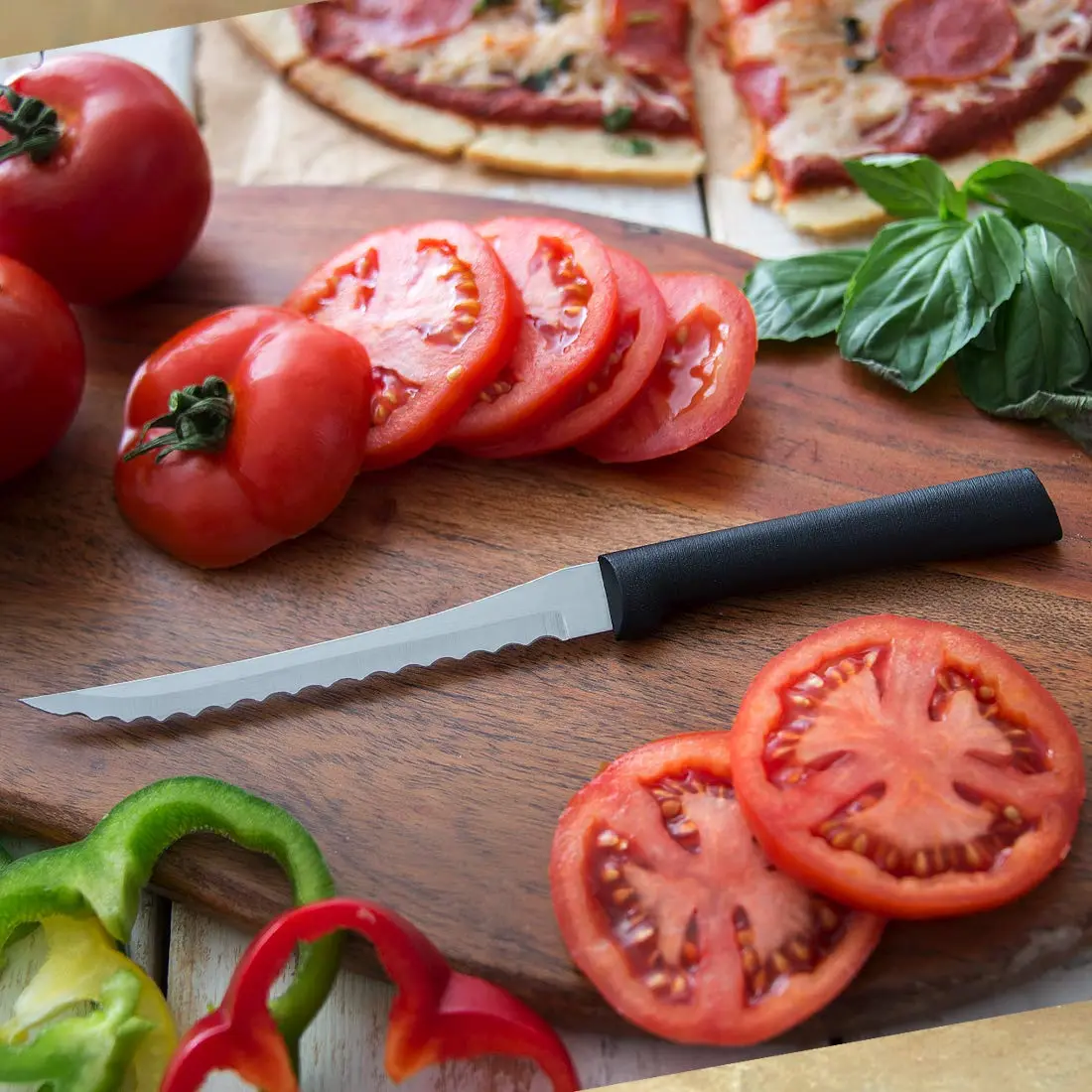 RADA Tomato Slicer Knife 5" Serrated Blade | Durable High-Carbon Stainless Steel (70-120 chars) - view 4