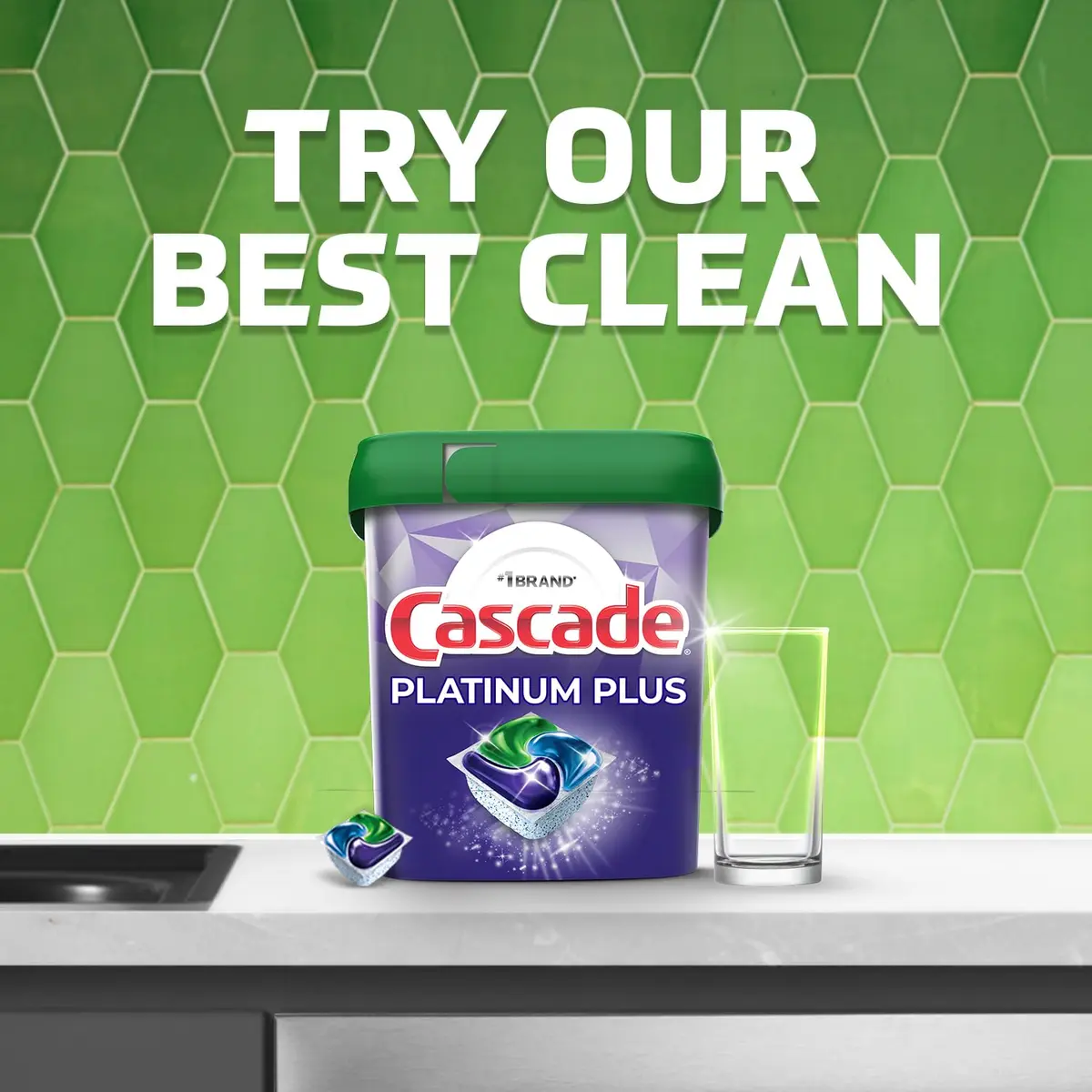 Cascade Complete Powder Dishwasher Detergent 75 oz | Fresh Scent, Phosphate Free, 24-Hour Food Removal - view 6