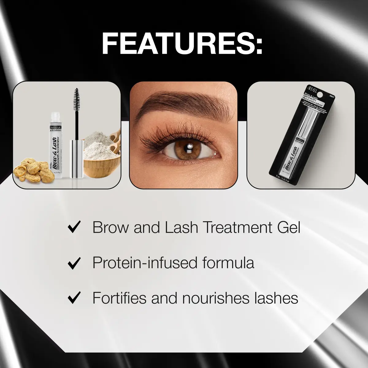 Ardell Brow and Lash Growth Accelerator, Eyebrow Conditioner, 0.25 fl oz | Nourishes & Strengthens Lashes & Brows - view 4