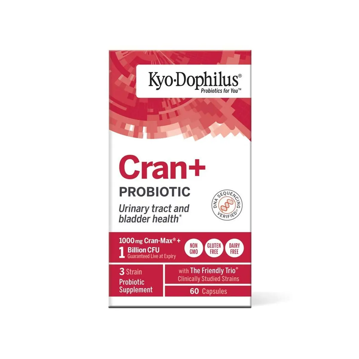 Kyolic Kyo-Dophilus Cran+ Probiotic 60 Capsules | Urinary Tract, Digestive and Bladder Health Support - view 3
