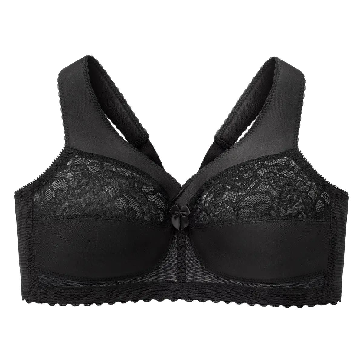 Glamorise Women's Plus Size MagicLift Support Bra Wirefree 44F | Cushioned Lift & All-Day Comfort - view 4