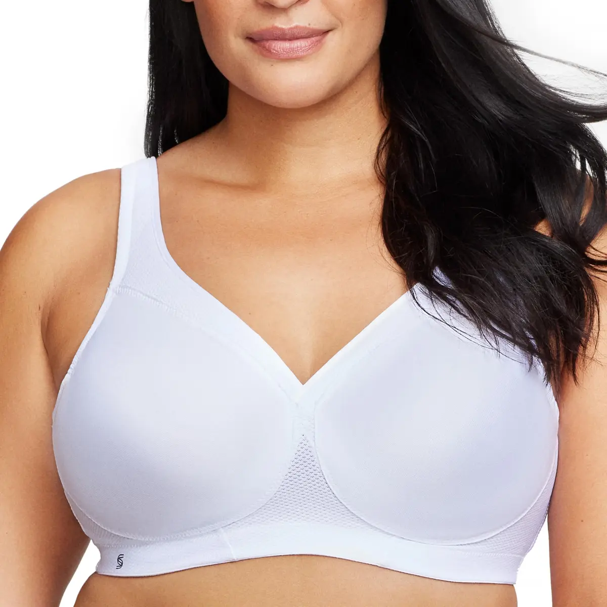 Glamorise Full Figure Plus Size MagicLift Seamless Sports Bra Wirefree 36D | Impact Level: Medium with Firm Support - main product image
