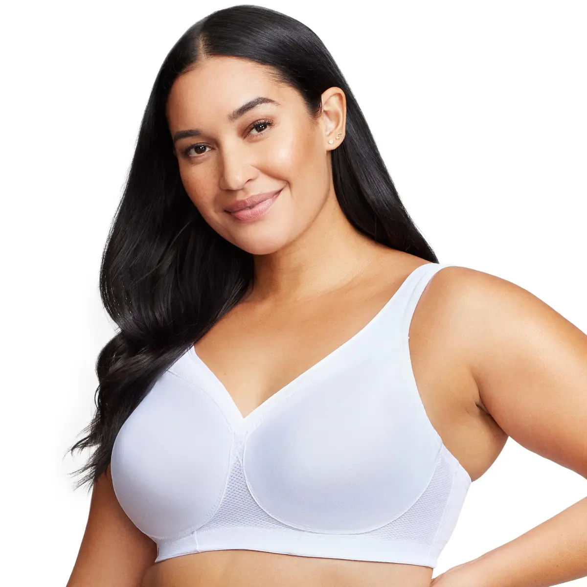 Glamorise Full Figure Plus Size MagicLift Seamless Sports Bra Wirefree 36D | Impact Level: Medium with Firm Support - view 7