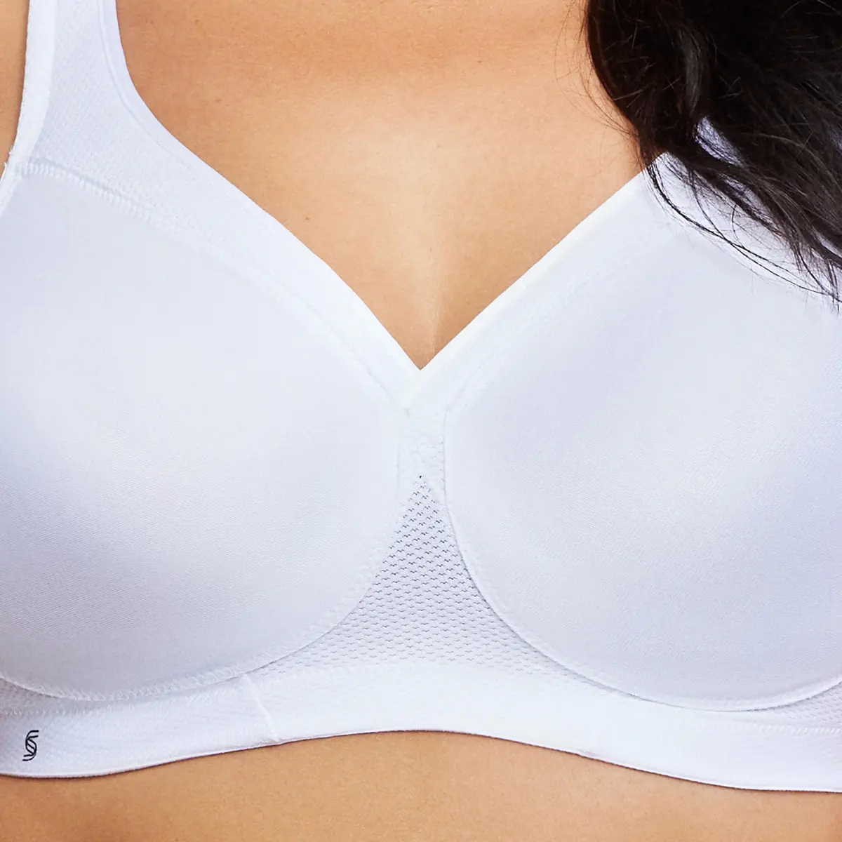 Glamorise Full Figure Plus Size MagicLift Seamless Sports Bra Wirefree 36D | Impact Level: Medium with Firm Support - view 3