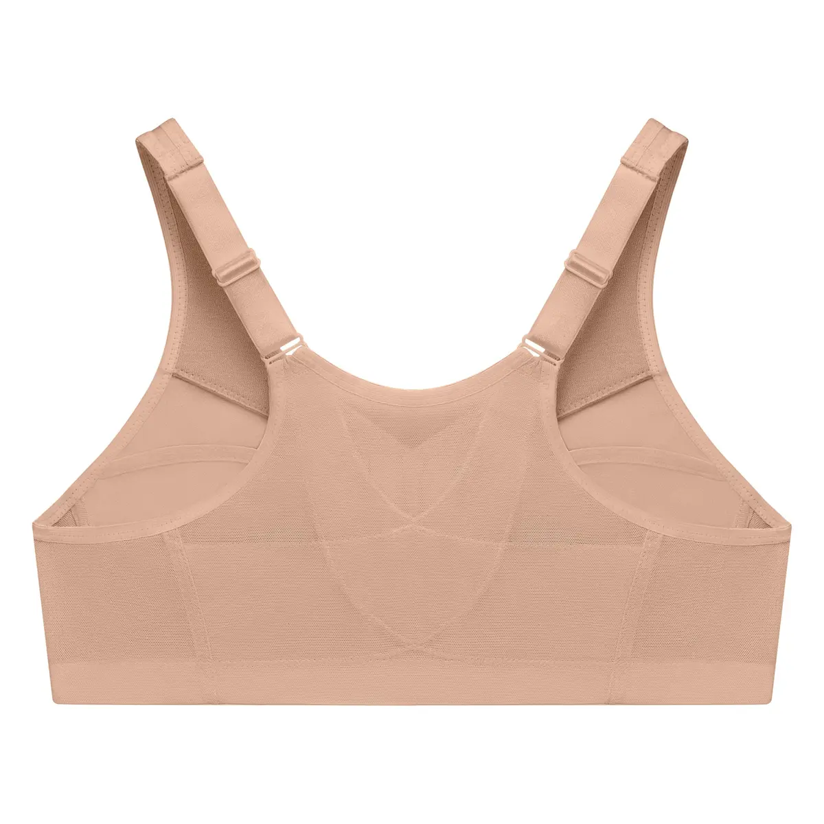 Glamorise Posture Back Front-Closure Full Figure Plus Size MagicLift Bra Wirefree 52H | Support & Posture - view 5