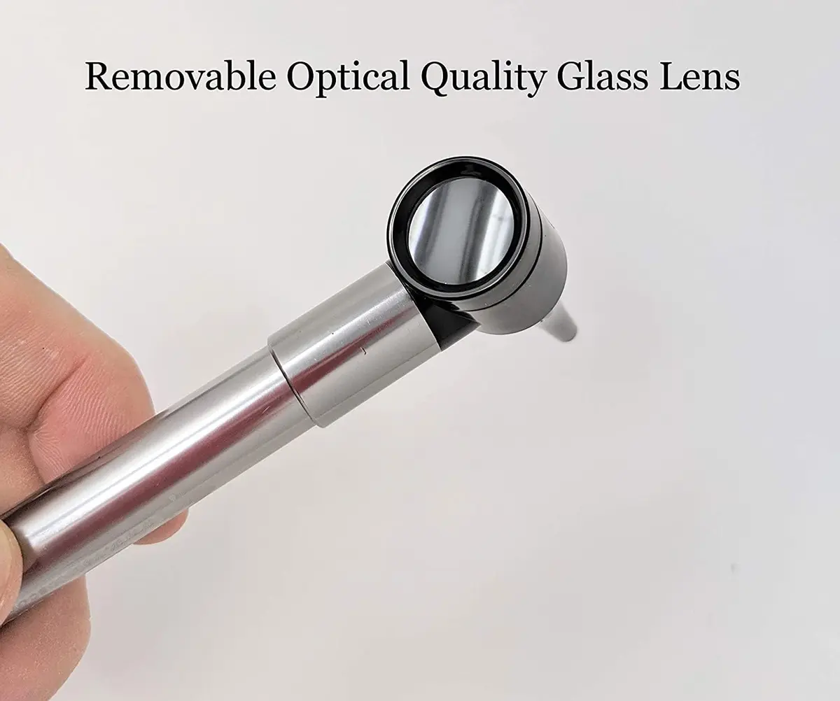 Dr Mom Pocket Veterinary LED Otoscope with 4X Optics | Includes 2 Reusable Specula & Ear Mite Info Sheet - view 3