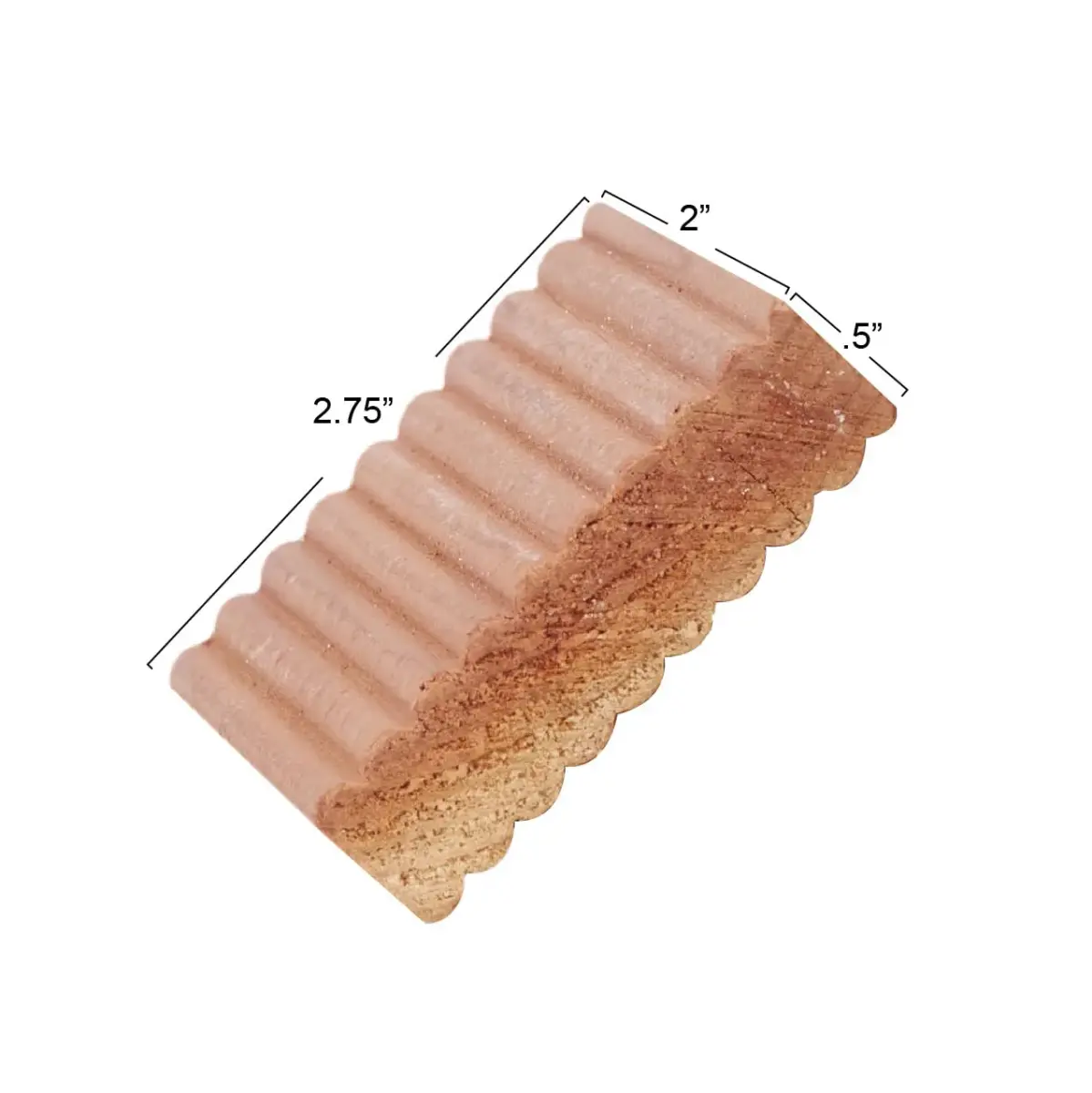 Household Essentials 4-Piece Cedar Fresh Cedar Blocks, Milled Sides for Potency - view 3