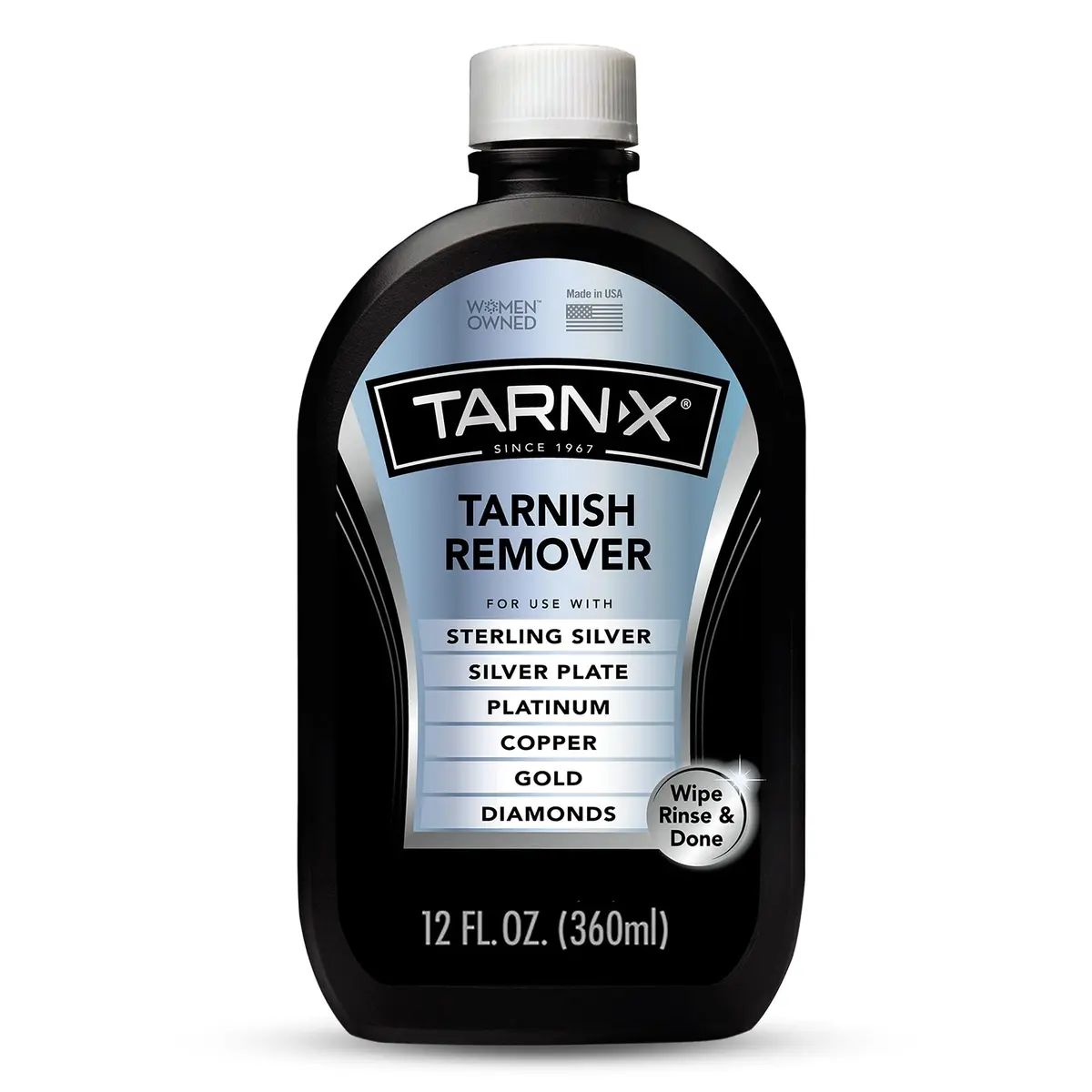Tarn-X Tarnish Remover 12 Fl Oz | Instantly Restores Silver & Gold Shine - main product image
