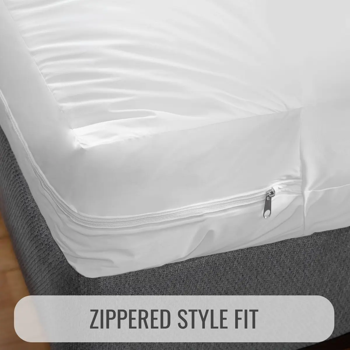 DMI Waterproof Mattress Protector Queen | Zippered Fit & Extended Mattress Life - view 5