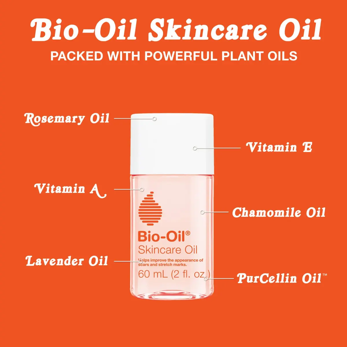 Bio-Oil Skincare Body Oil Serum 60ml (2 Fl Oz) | Clinically Proven for Scars & Stretch Marks - view 6