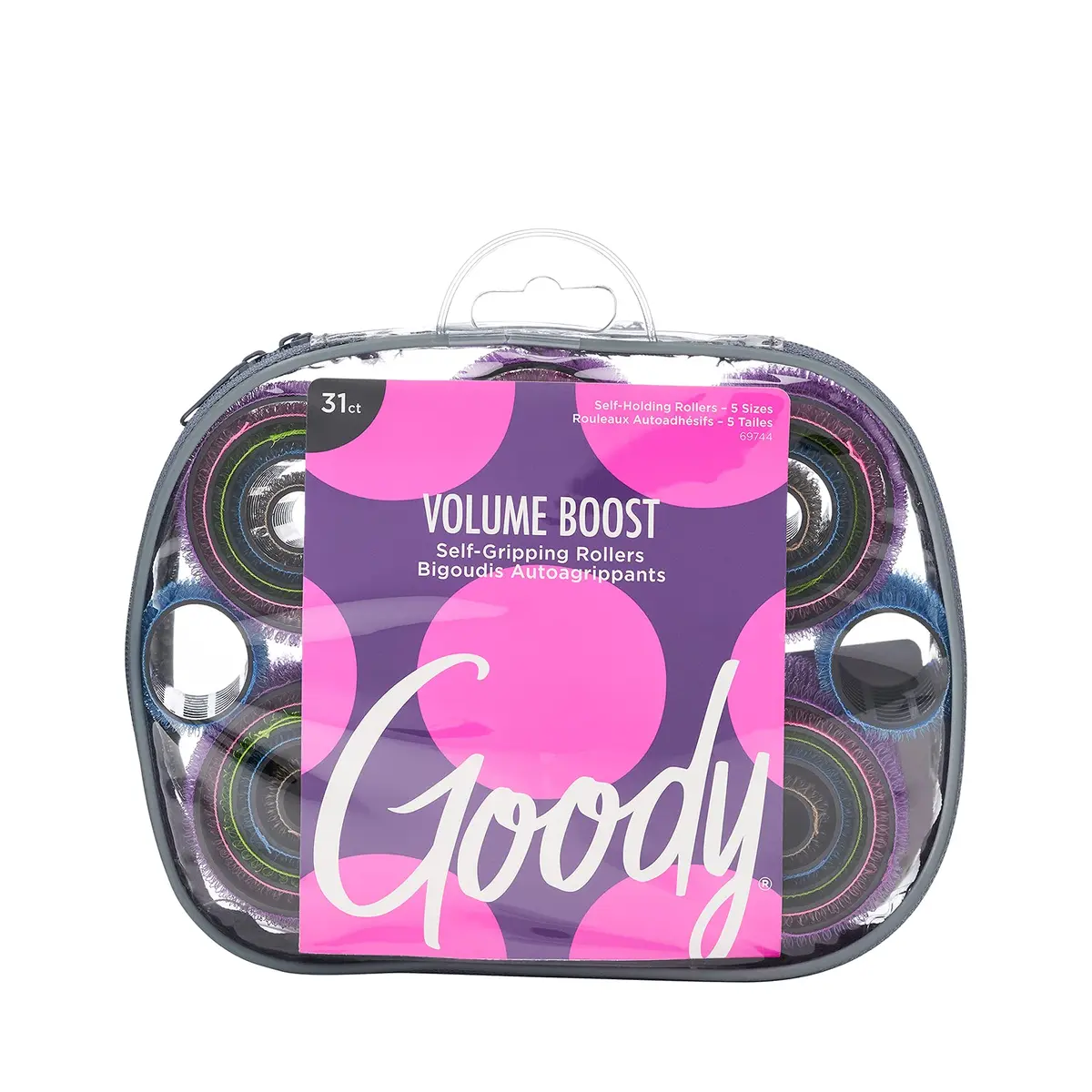 Goody Start Style Finish Self-Holding Hair Roller, Multi Pack, 31 Count | Self-Gripping, Durable Plastic, All Hair Types - main product image
