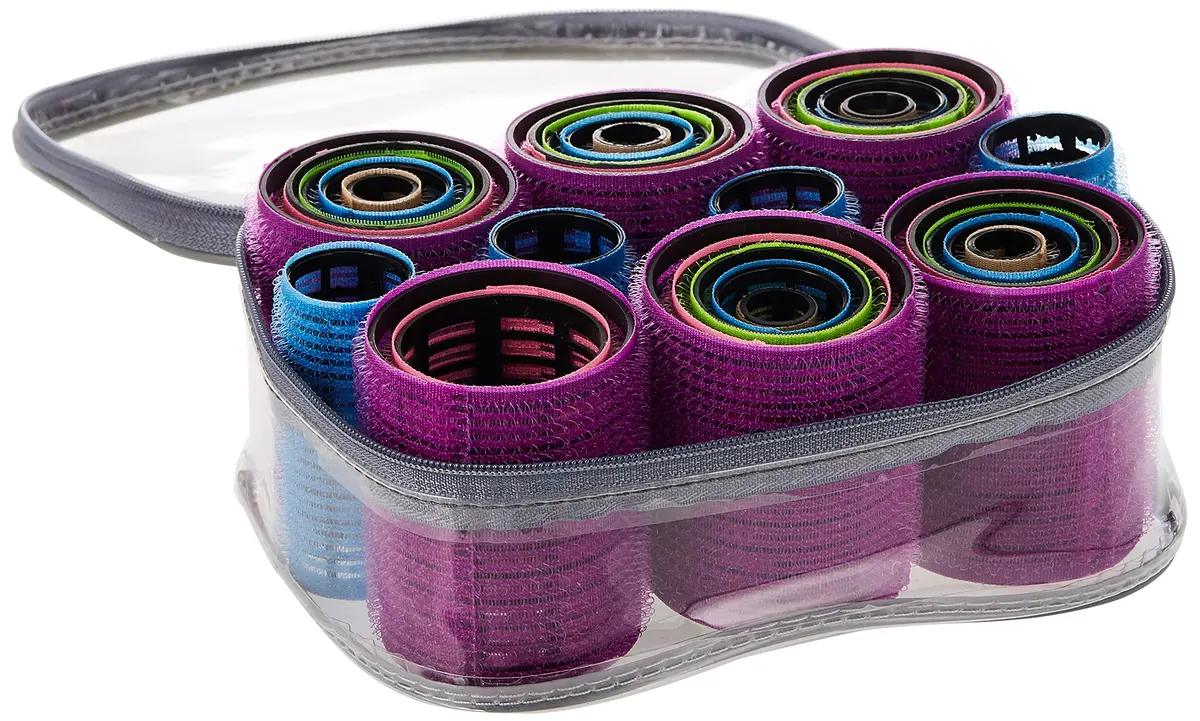 Goody Start Style Finish Self-Holding Hair Roller, Multi Pack, 31 Count | Self-Gripping, Durable Plastic, All Hair Types - view 2