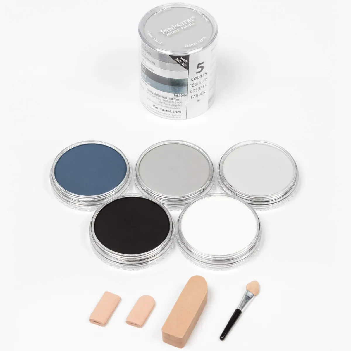 PanPastel Artist Pastels Grays Set 5 Color 9ml (0.3 Fl Oz) | Professional Artist Pastels - view 2