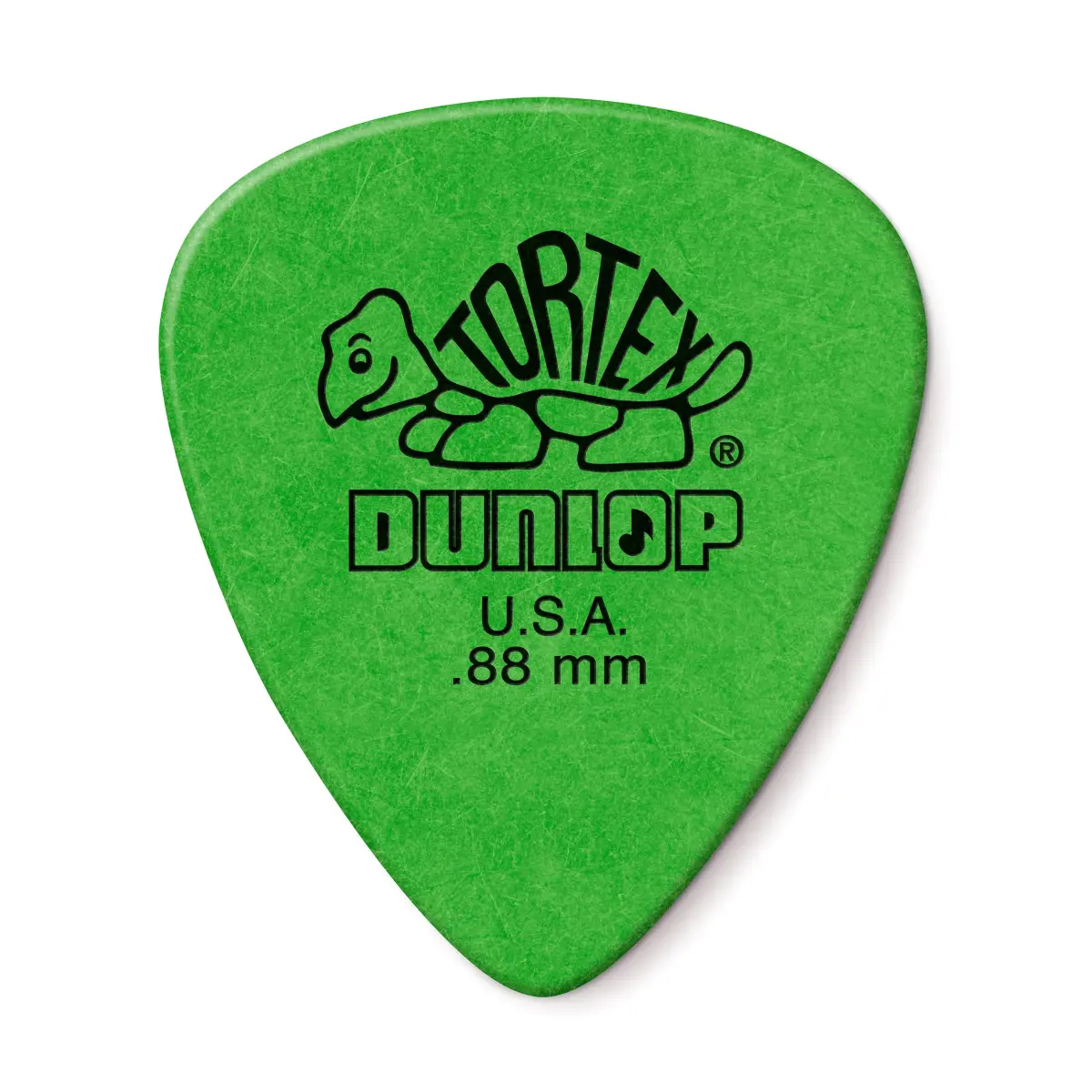 Jim Dunlop Tortex Standard 0.88mm Green Guitar Picks (72-Pack) | Bright Attack & Superior Grip - main product image