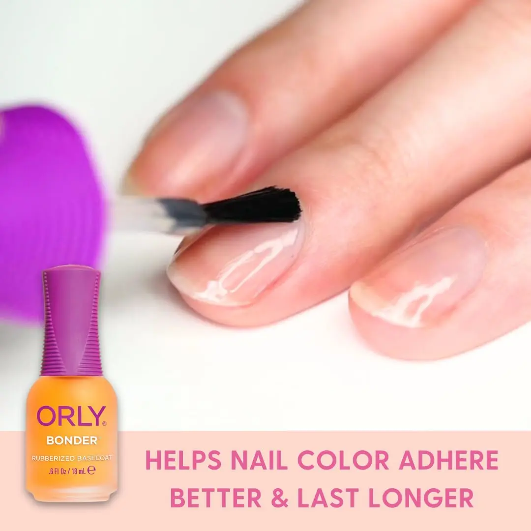Orly Bonder Nail Polish Base Coat 0.6 fl oz | Rubberized Long-Lasting Adhesion - view 2