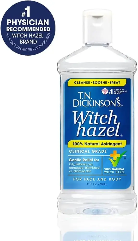 T.N. Dickinson's Witch Hazel Astringent 237ml (8 Fl Oz) | Natural Cleansing & Soothing for Face & Body - view 8