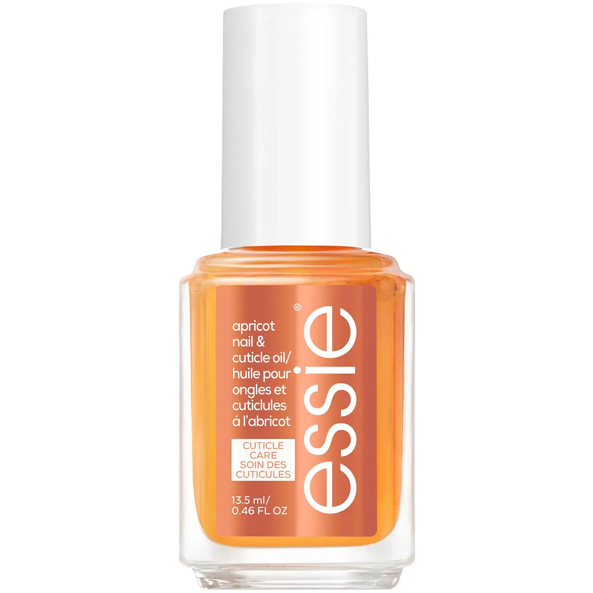 essie Nail Care, 8-Free Vegan, Apricot Nail and Cuticle Oil, softened and nourished cuticles, 0.46 fl oz - main product image