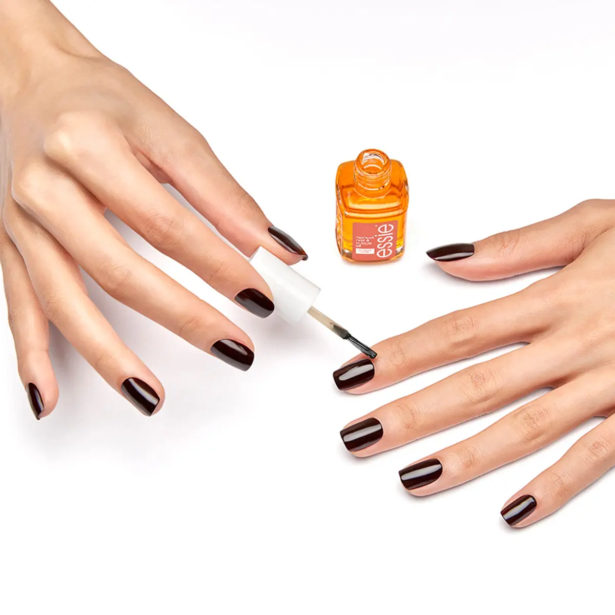 essie Nail Care, 8-Free Vegan, Apricot Nail and Cuticle Oil, softened and nourished cuticles, 0.46 fl oz - view 2