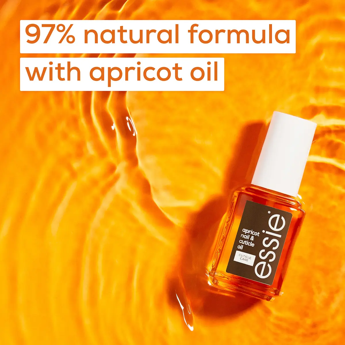 essie Nail Care, 8-Free Vegan, Apricot Nail and Cuticle Oil, softened and nourished cuticles, 0.46 fl oz - view 4